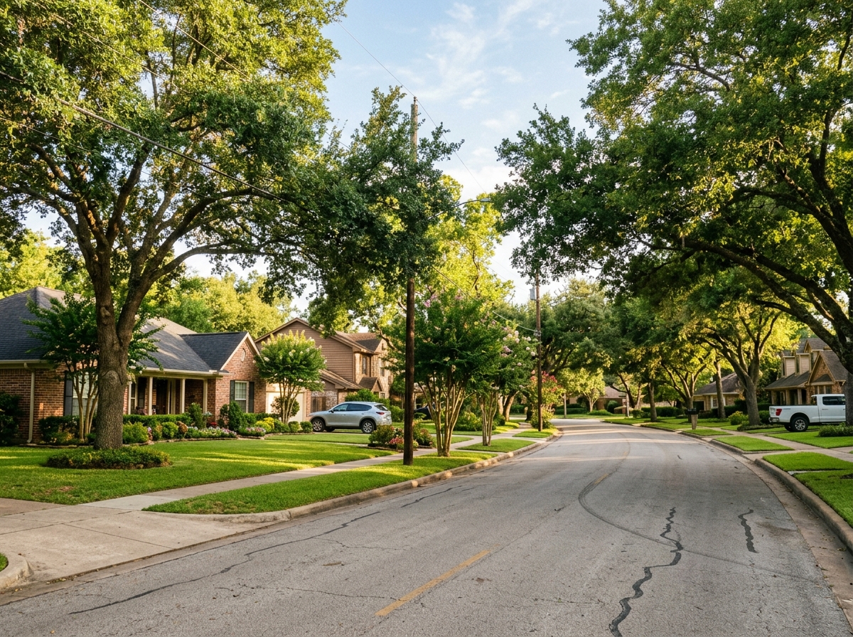 ScaleYourJunk LLC junk removal service in a residential neighborhood near Needville